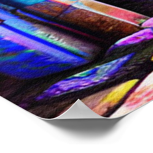 Psychedelic Stones Poster (Hoek)