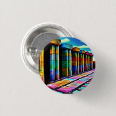 Psychedelic Stones Ronde Button 3,2 Cm (Voorkant /achterkant)