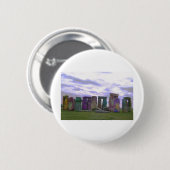Psychedelic Stones Ronde Button 5,7 Cm (Voorkant /achterkant)