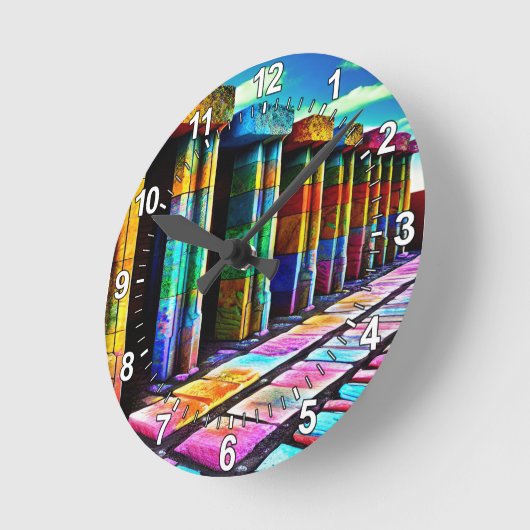 Psychedelic Stones Ronde Klok (Hoek)