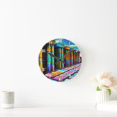 Psychedelic Stones Ronde Klok (Huis)