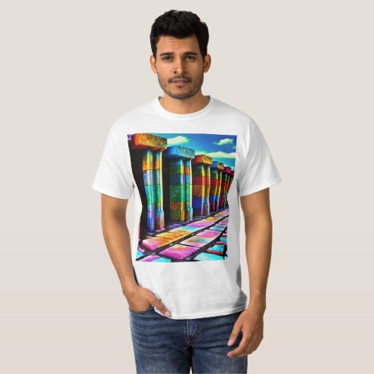 Psychedelic Stones T-shirt (Voorkant volledig)