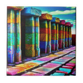 Psychedelic Stones Tegeltje (Voorkant)