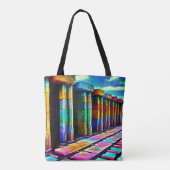 Psychedelic Stones Tote Bag (Achterkant)
