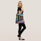 Psychedelic Stones Tote Bag (Op model)