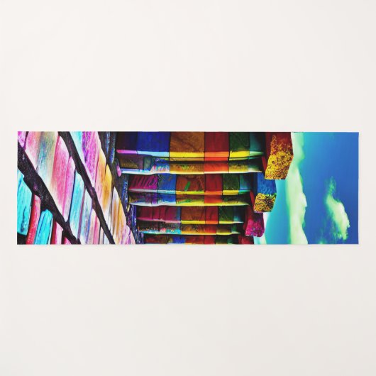 Psychedelic Stones Yogamat (Voorkant (horizontaal))