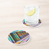 Psychedelic Stones Zandsteen Onderzetter (Zijkant)