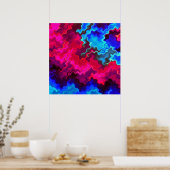 Psychedelic Storm Poster (Keuken)