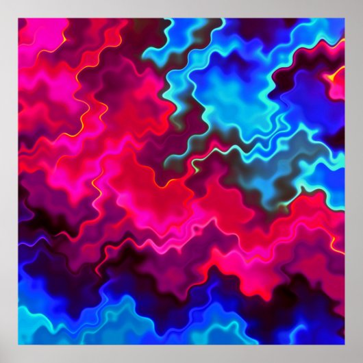 Psychedelic Storm Poster (Voorkant)