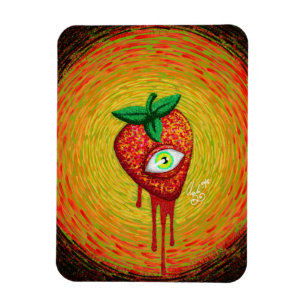 Psychedelic Strawberry Magneet