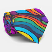 Psychedelic Stropdas (Opgerold)