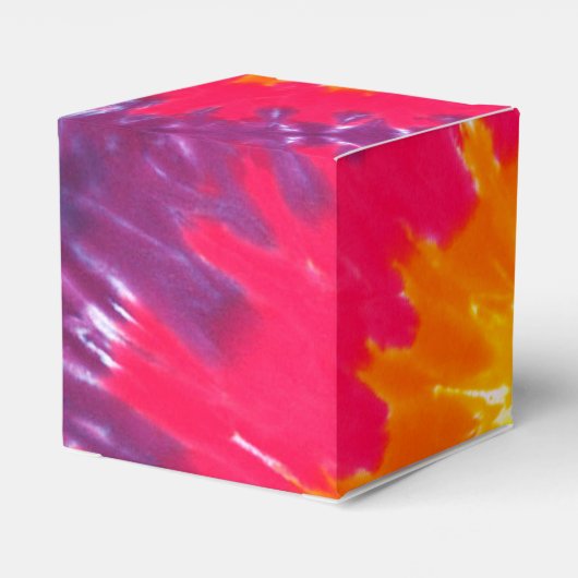 Psychedelic Stropdas-Dye Design Bedankdoosjes (Achterkant)