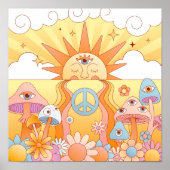 Psychedelic Summer Dream Poster (Voorkant)