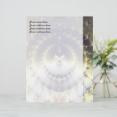 Psychedelic Sun Briefhoofd Ontwerp (Staand voorkant)