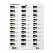 Psychedelic Sun Etiket (Full Sheet)