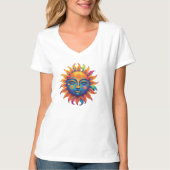 Psychedelic Sun T-shirt (Voorkant)