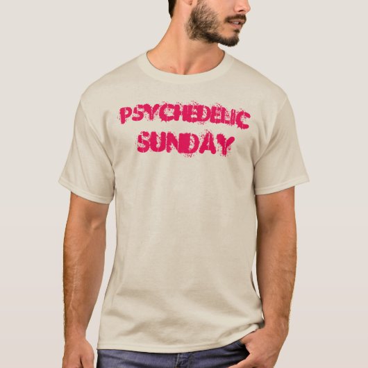 Psychedelic Sunday Tie Dye Shirt (Voorkant)