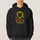 Psychedelic Sunflower Forest Hoodie (Voorkant)