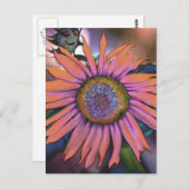 Psychedelic Sunflower Revisated Briefkaart (Voorkant / Achterkant)