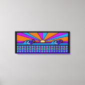 Psychedelic Sunrise Canvas Afdruk (Voorkant)