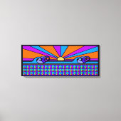 Psychedelic Sunrise Canvas Afdruk (Voorkant)