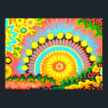 Psychedelic Sunset Vintage 60's Pop Art Poster<br><div class="desc">Laat de ouders of grootouders zich nog jong voelen, of Kinder, dit "" noemen. Is je beste vriend in een retro hippie-kerk? Dit is het... Bekijk meer op: www.zazzle.com/INTHEPRESENT* (groothandelaren of detailhandelaren). We nemen elk van onze werken privé voor u, als de bestelling groot genoeg is. Of we creëer alleen...</div>