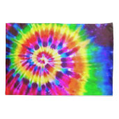 Psychedelic Super Nova Storm Tie Dye Patroon Kussensloop (Achterkant)