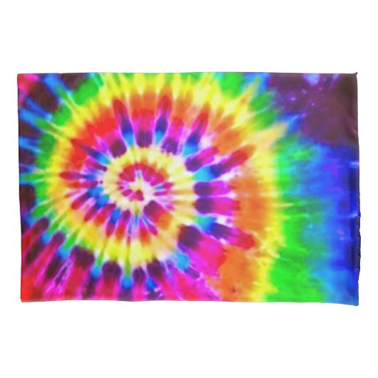 Psychedelic Super Nova Storm Tie Dye Patroon Kussensloop (Voorkant)