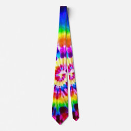 Psychedelic Super Nova Tie Dye Stropdas zijde