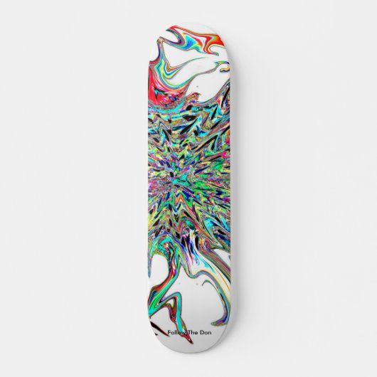Psychedelic Supernova uit de ruimte Skateboard (Voorkant)