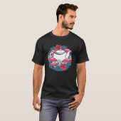 Psychedelic Surreal Mushroom  Bloementuin T-shirt (Voorkant volledig)