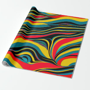 Psychedelic Swirl Gift Wrapping Paper Cadeaupapier