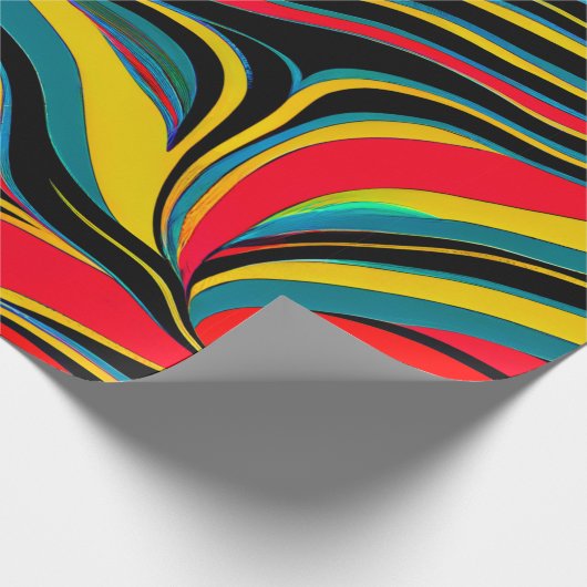Psychedelic Swirl Gift Wrapping Paper Cadeaupapier (Hoek)