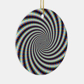 Psychedelic Swirl Keramisch Ornament (Rechts)