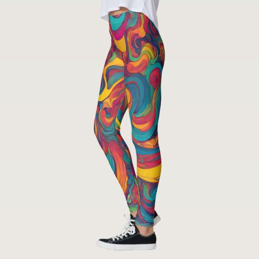 Psychedelic Swirl Leggings (Links)