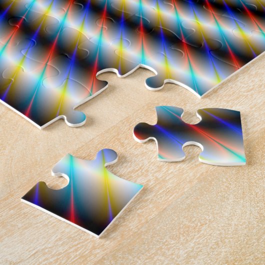 Psychedelic Swirl Legpuzzel (Zijkant)