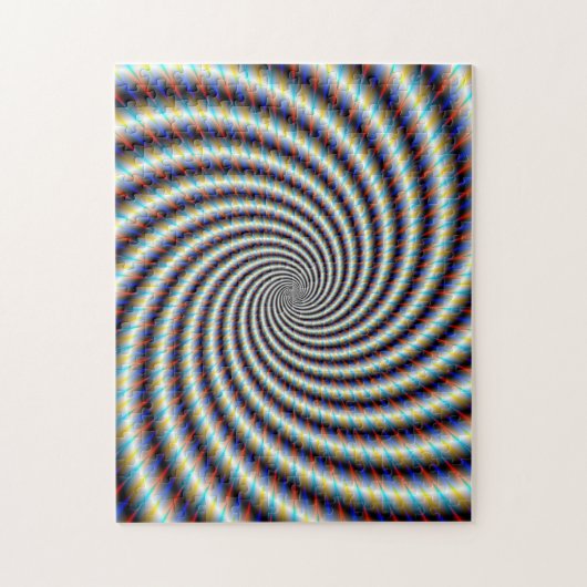 Psychedelic Swirl Legpuzzel (Verticaal)