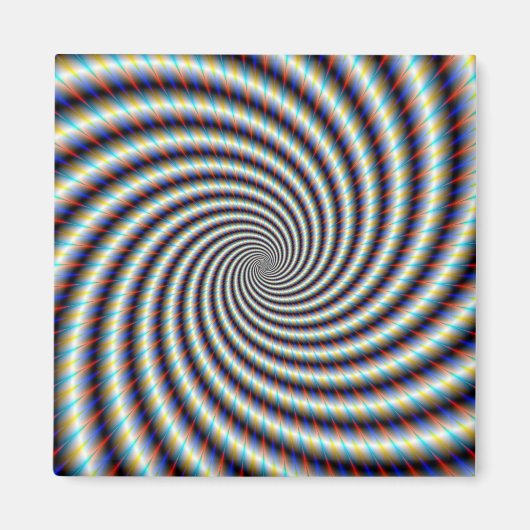 Psychedelic Swirl Magneet (Voorkant)