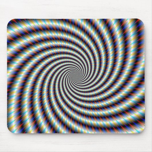 Psychedelic Swirl Muismat (Voorkant)
