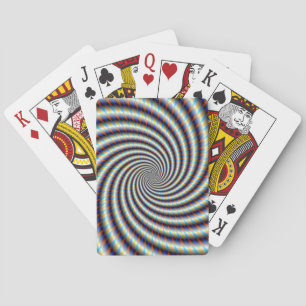 Psychedelic Swirl Pokerkaarten