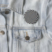 Psychedelic Swirl Ronde Button 5,7 Cm (In situ)