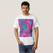 Psychedelic Swirl T-shirt (Voorkant volledig)
