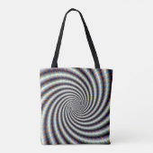 Psychedelic Swirl Tote Bag (Achterkant)