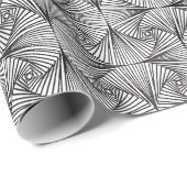 Psychedelic Swirl Wrapping Paper Cadeaupapier (Rol Hoek)