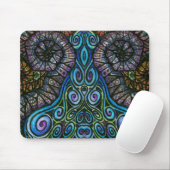 Psychedelic Swirls Pattern Mousepad #2 Muismat (Met muis)