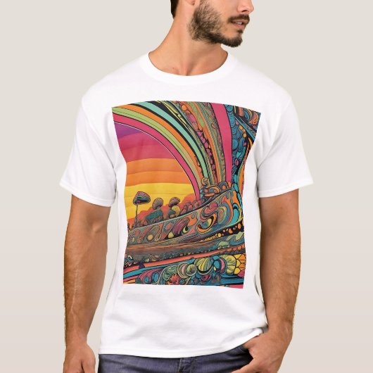 Psychedelic T-shirt (Voorkant)
