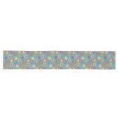 Psychedelic Table Runner Retro Pastel Mood Lange Tafelloper (Horizontaal)