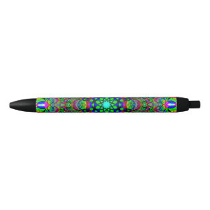 Psychedelic Texture Zwarte Inkt Pen