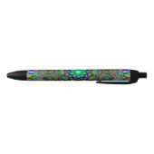 Psychedelic Texture Zwarte Inkt Pen (Bodem)