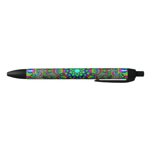 Psychedelic Texture Zwarte Inkt Pen (Bodem)
